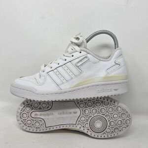 Forum Adidas Originals Low 'Triple White' Mens Size 4.5 [FY7755]
